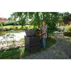 Tuincomposter Eco-king 600l Zwart