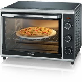 Severin Mini-oven 42l 1800w Pizzasteen + Rotisserie To2058