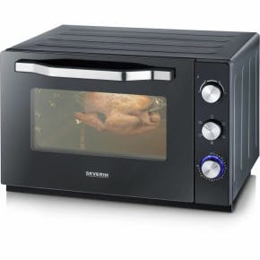 Severin Xxl Vrijstaande Oven 60l + Pizzasteen + Rotisserie 2200w