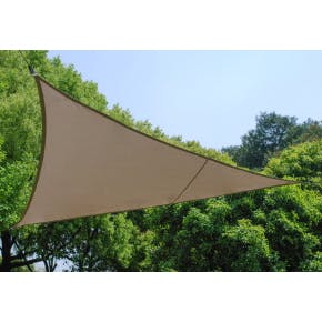 Voile D'ombrage Polyester 3.6x3.6x3.6m Taupe