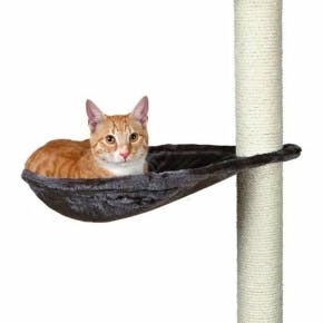 Kattenkrabpaal, Hangmat En Nest Xl 40cm Grijs