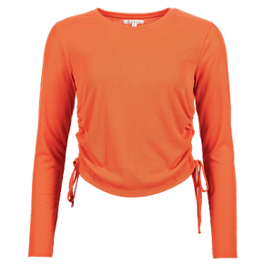 Rib ôdrey Coulisse Oranje Dames-t-shirt