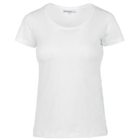 Wit T-shirt Met Korte Mouwen Voor Dames