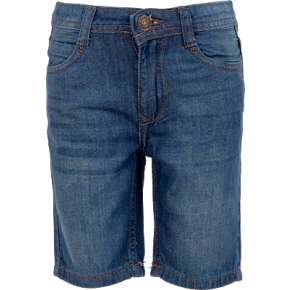 Short Jeans Basic Garçon Bleu