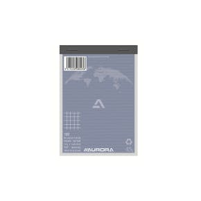 Blocs-notes Aurora A7 Quadrillé 5x5 - Lot De 10