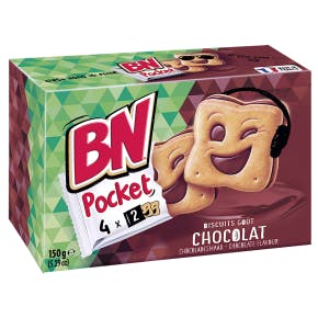Bn Pocket Goût Chocolat - 150 Gr