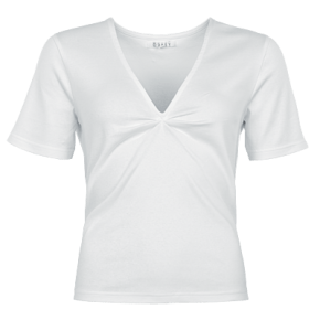 T-shirt Take Care Fantasy Blanc Col En V