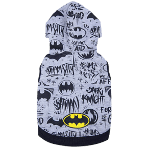Dog Sweatshirt Cotton Brushed Batman