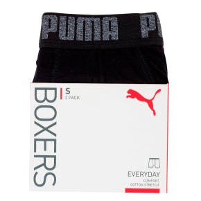 Puma Pack 2 Boxershorts Zwart