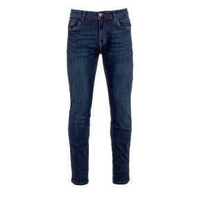 Donkerblauwe Denim Jeans Rinsewash L32 Voor Heren