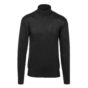 Pull Col Roulé Homme Anthracite