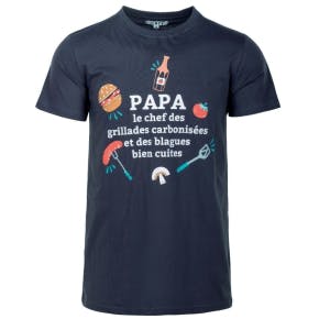 T-shirt Papa Le Chef Des Grillades