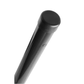 Poteau Rond Sans Guide-fils, 48mm X 1.5mm X 100cm Ral 9005 Noir