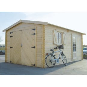 Solid Tuinhuis - Garage Hout 40mm 17m²
