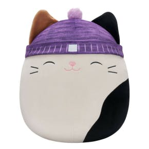 Squishmallows - Peluche Cat Cam Avec Chapeau 40cm 