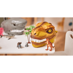 Tête De Dino Avec Figurines