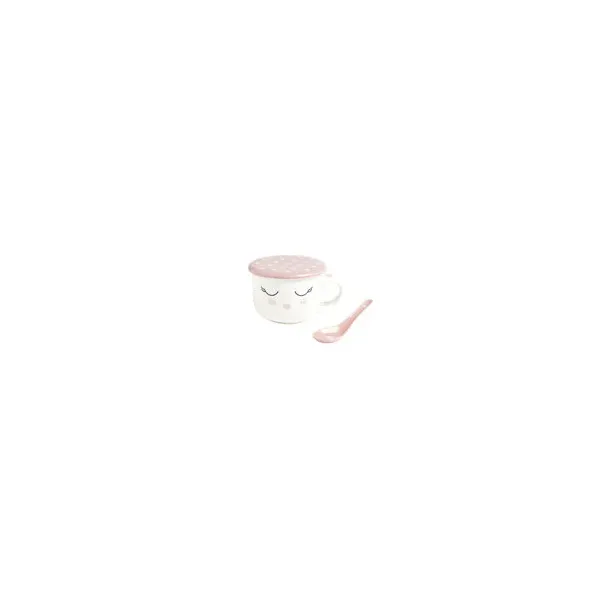 DishCircle, Soepbeker, incl. deksel, PP, reusable, 480ml, grijs