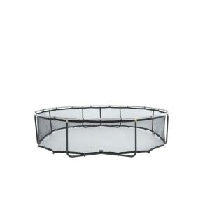 Filet De Sécurité Pour Trampoline 6/8 Barres - Taille 244 Cm à 427 Cm - Résistant Aux UV, Avec Fermeture éclair - 10