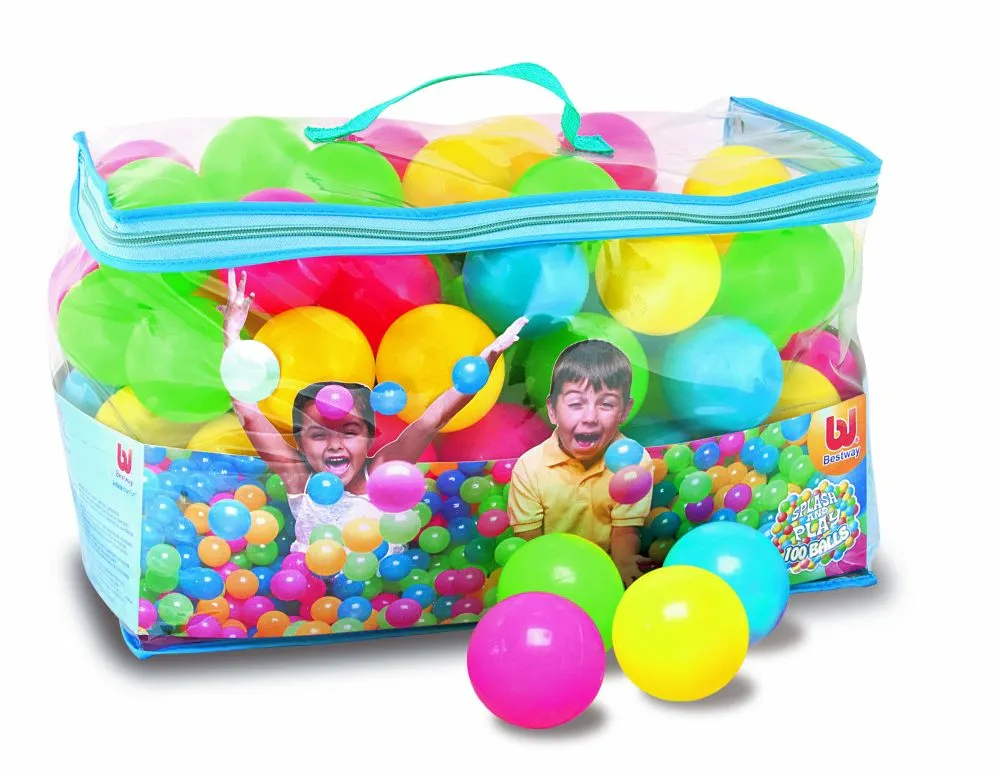 Monsieur Bébé - Lot de 5 Sacs de 100 balles de Jeu ou de Piscine 5