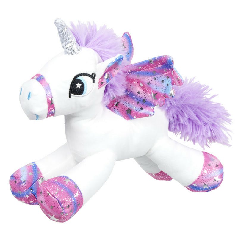 Peluche Licorne Couchee 26cm