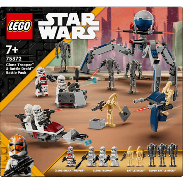 Lego Star Wars Tm Clone Trooper™ & Battle Droid™ Battle Pack (75372)