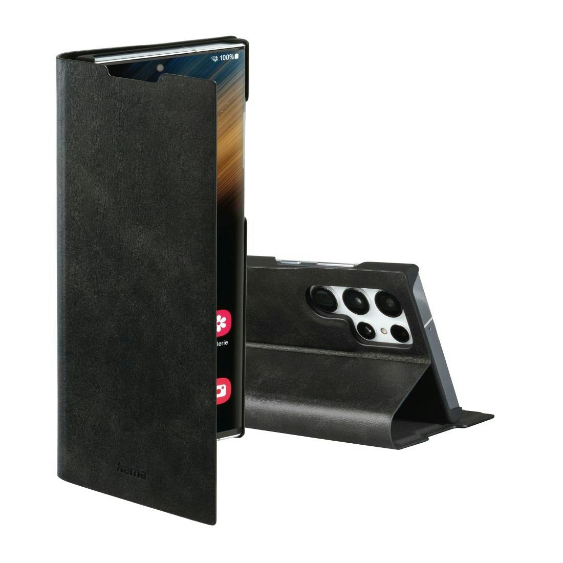 étui Portefeuille "guard Pro" Pour Samsung Galaxy S22 Ultra (5g) Noir