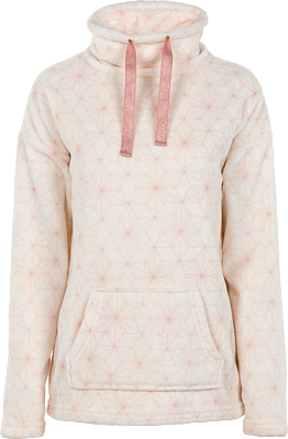 Sweat Col Montant Rose Dame