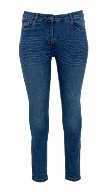 Blauwe Slim Jeans Voor Dames