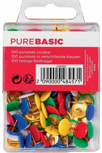 Purebasic - 100 Punaises Couleur 