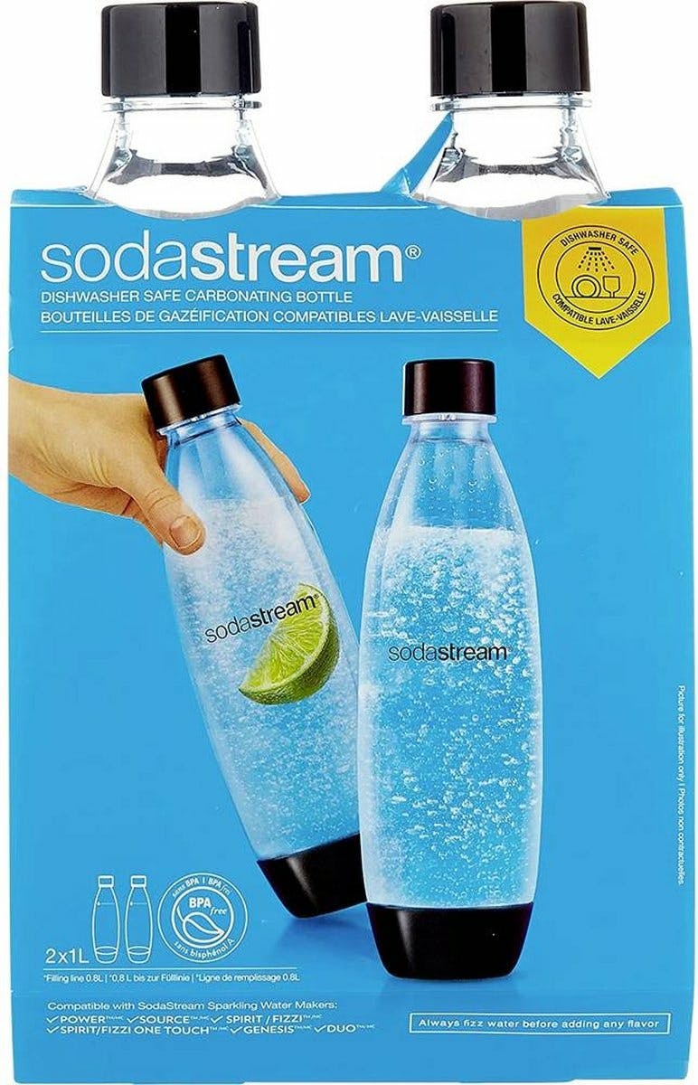 Sodastream - Pack de 2 bouteilles 1L