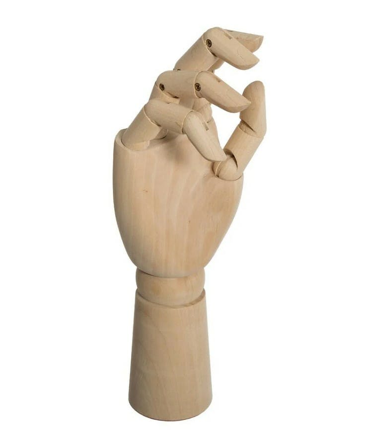 Houten Hand Poseerbaar 30 Cm