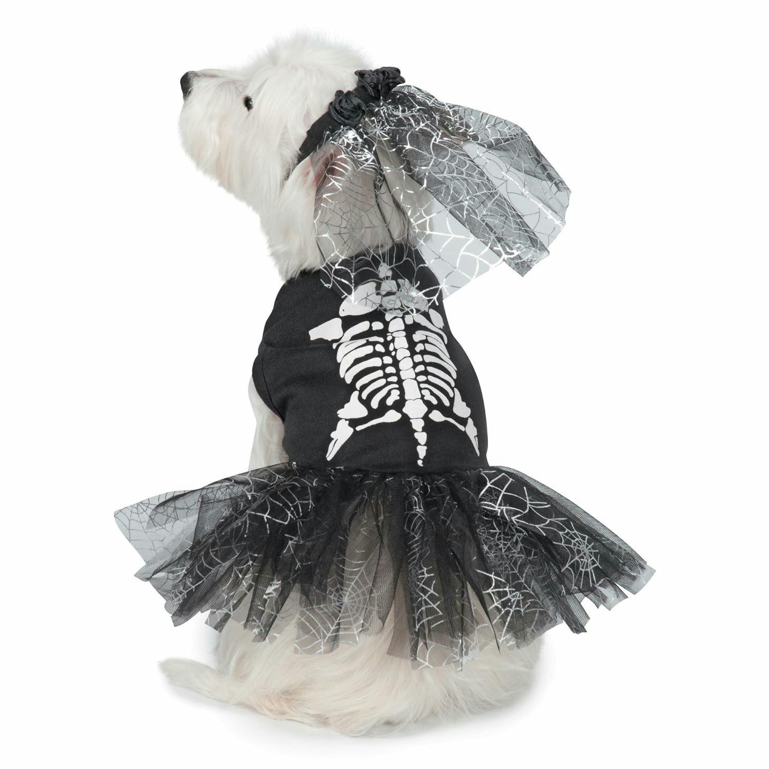 Dierenkostuum Hond Halloween Skelet