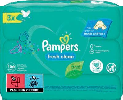 Lingettes Pour Bébé Pampers Fresh Clean