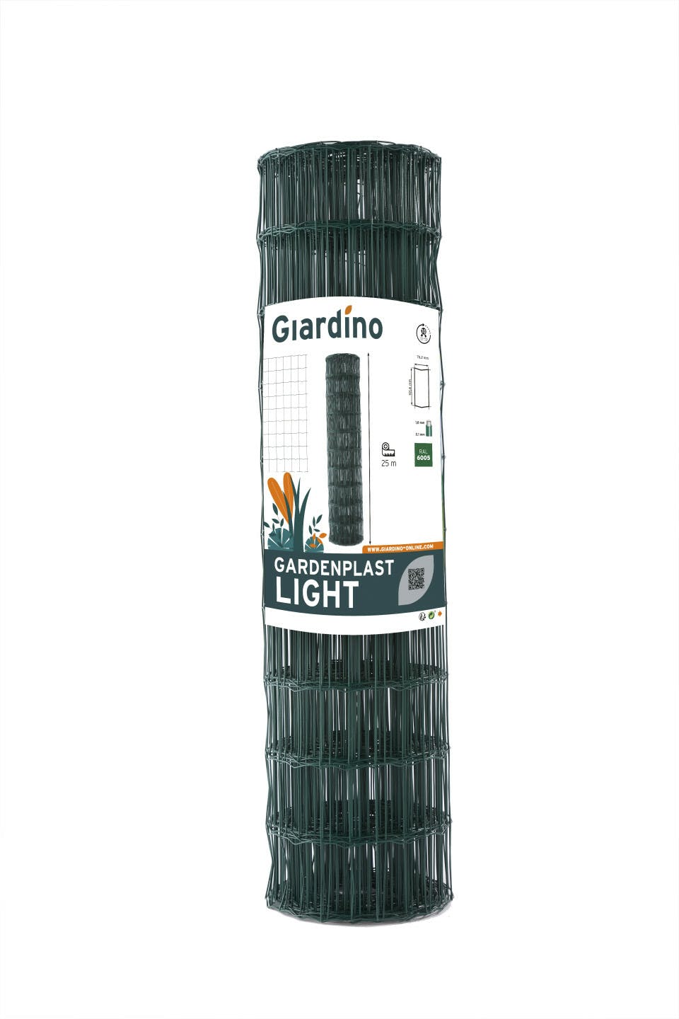 Grillage Gardenplast Light Vert 102cm X 25m 