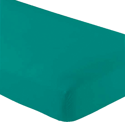 Hoeslaken 90 X 200 Cm Blauw Groen
