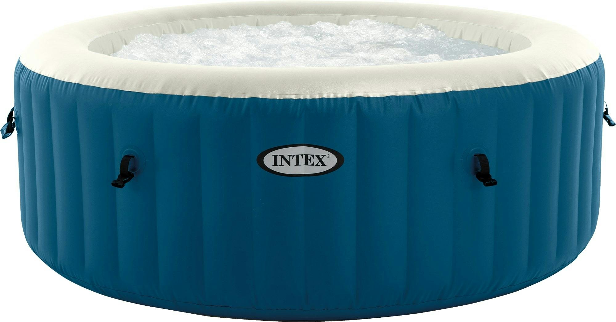 Intex Purespa Blue One - Spa Gonflable 2-4 Personnes - 100 Jets - 180x66cm