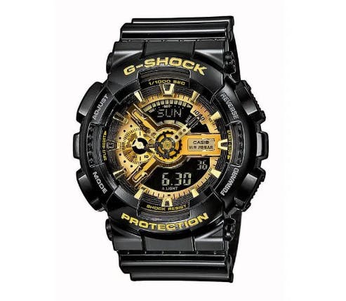 Casio Horloge G-shock Hars Zwart/goud