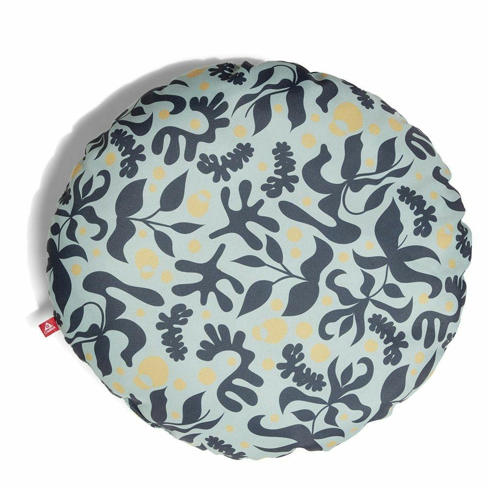 Coussin Rond Polyester Nature 40cm