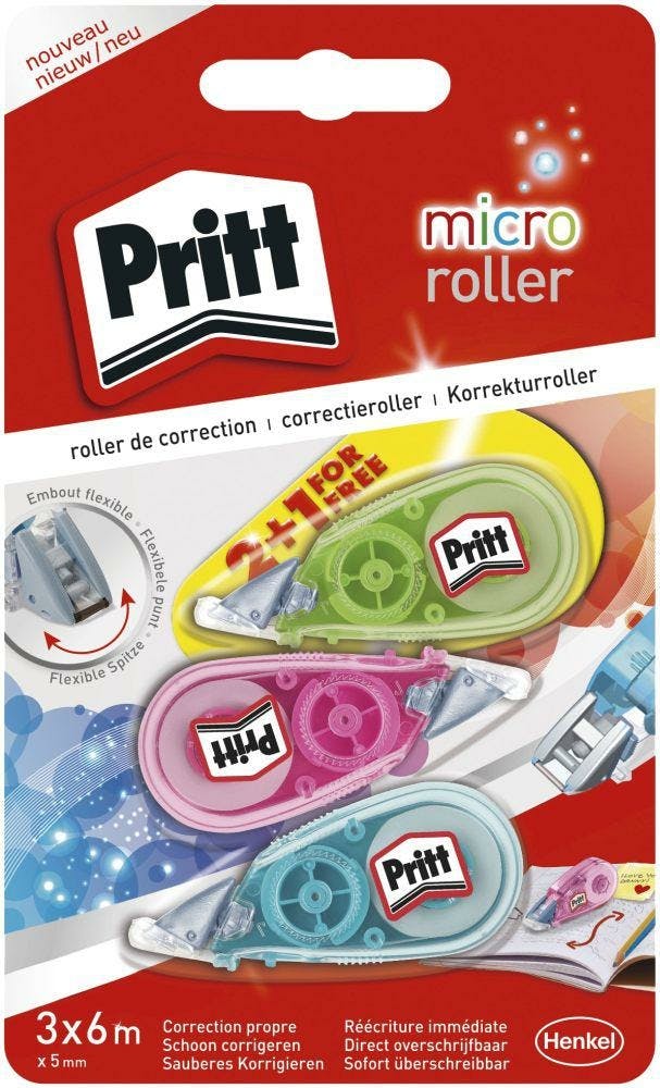Pritt Correction Roller Micro Rolly New