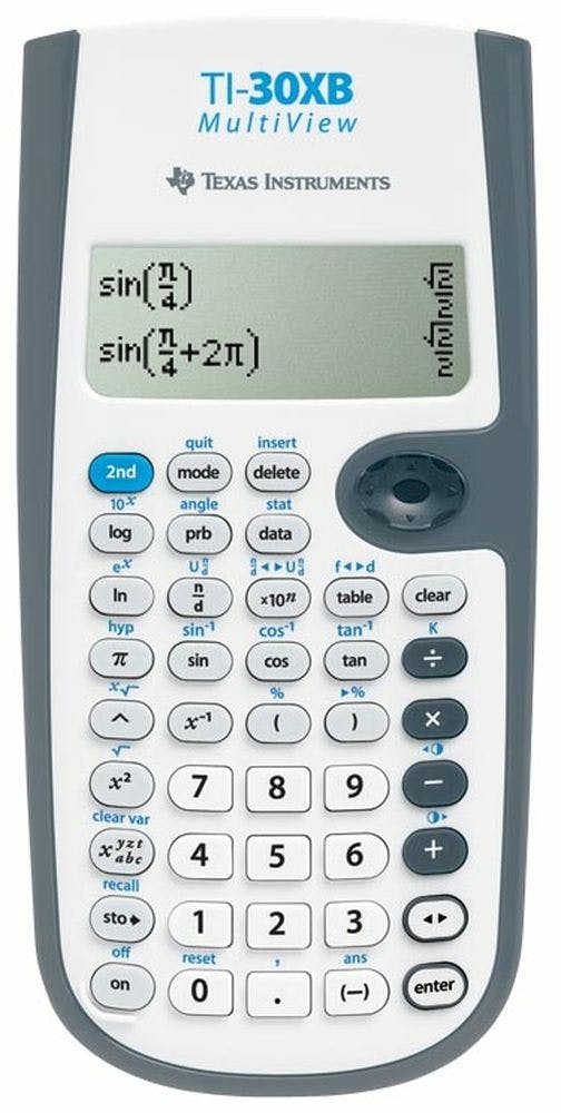 Calculatrice TEXAS TI 30XB