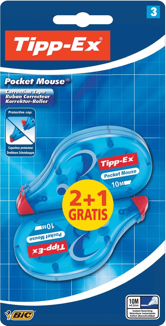 Set De 2+1 Tipp-ex Pocket Mouse