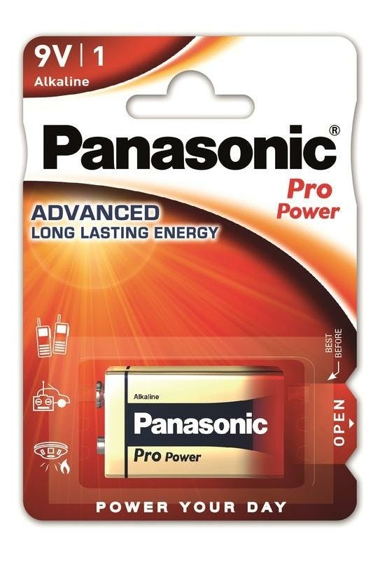 Panasonic Pro Power 9V 6LR batterij - 1 stuk