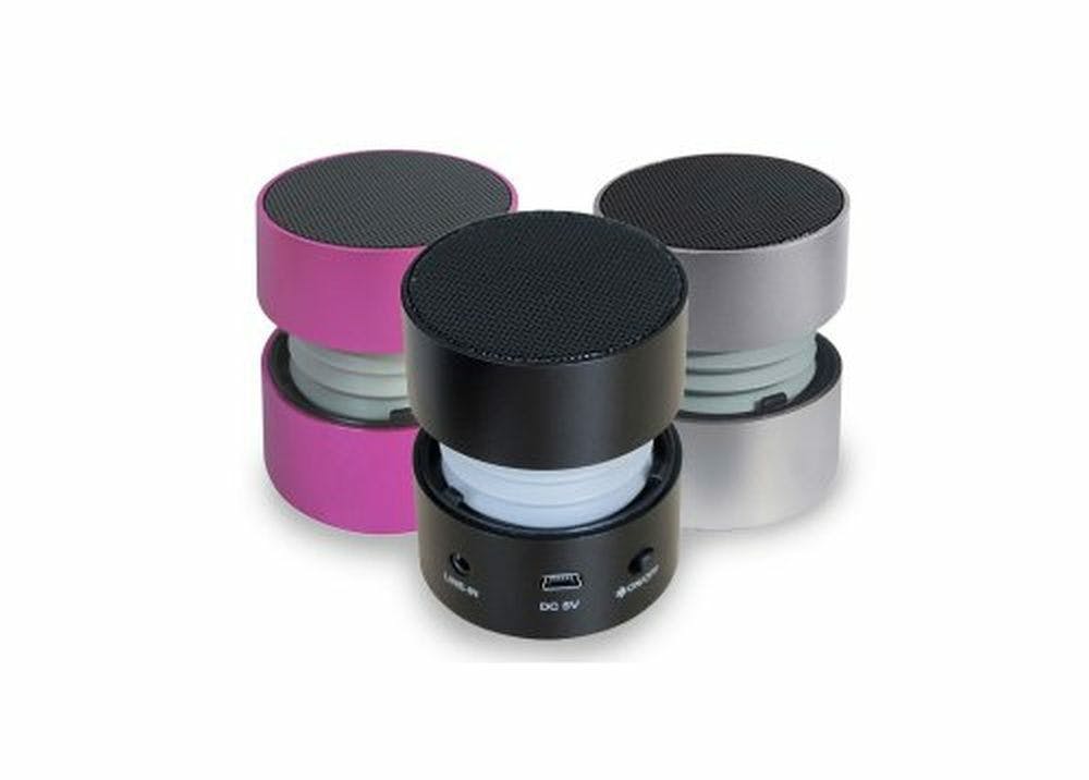 Bluetooth Speaker Rond - Zilver