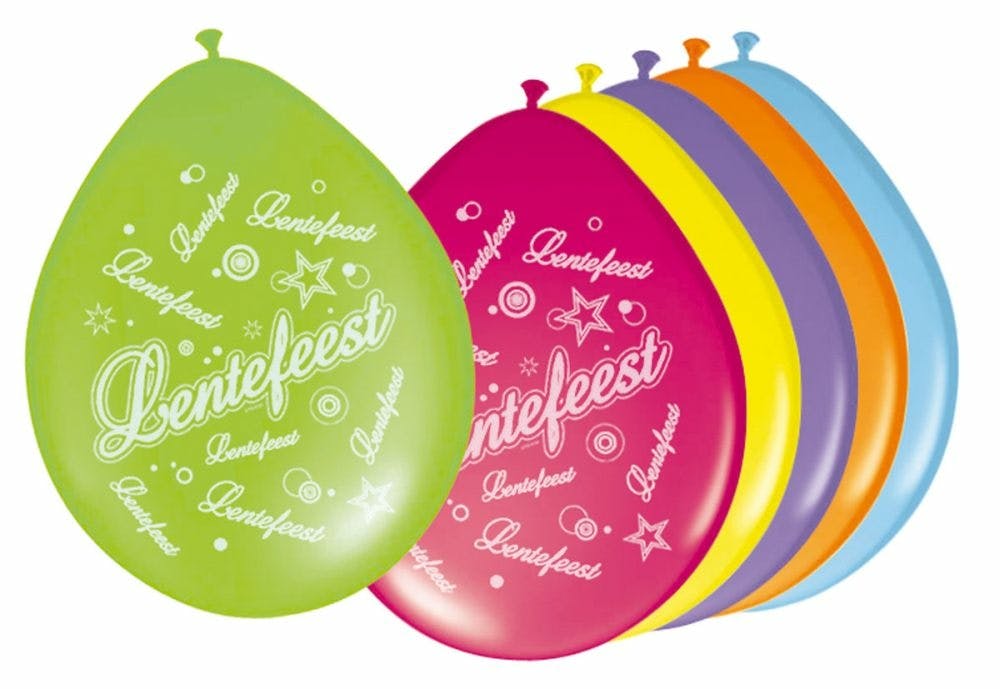 Ballon Lentefeest 30 cm ( 8 Stuks)