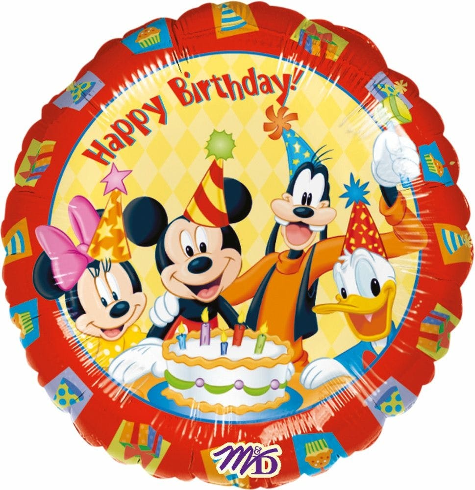 Standard Mickey Happy Birthday 43Cm