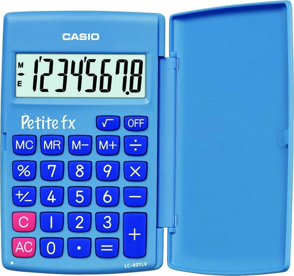 Calculatrice Casio FX bleue