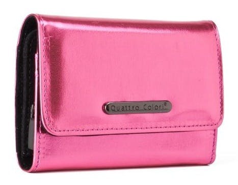 Quattro Colori Iphone Wallet Rosa Metallico