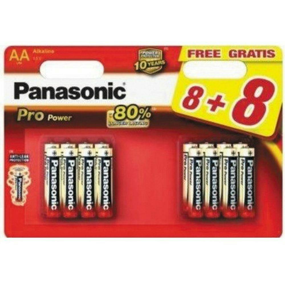 Panasonic Pro Power Aa Lr06 Batterijen - 8+8 Gratis