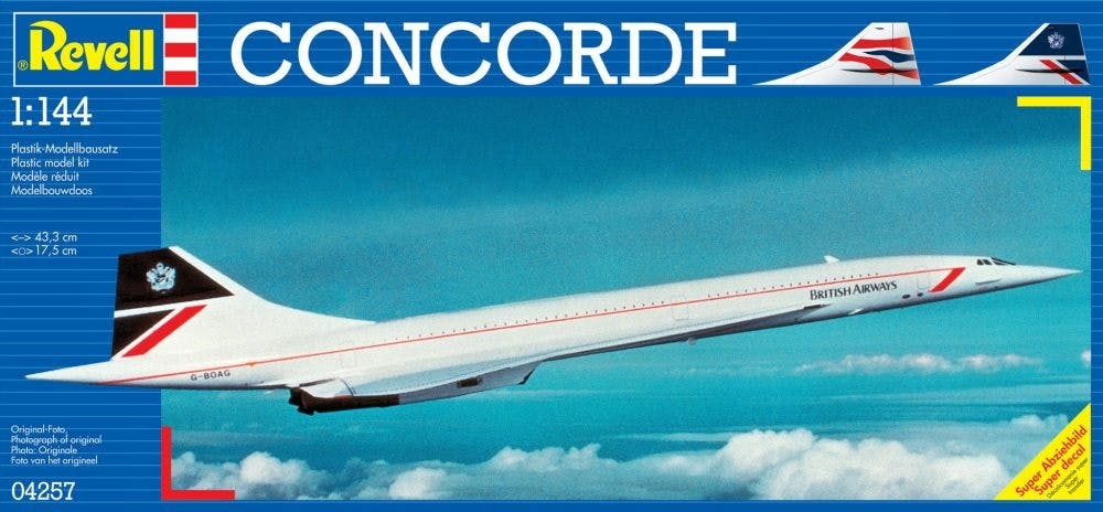 Revell Vliegtuig Concorde "British Airways" 1:144
