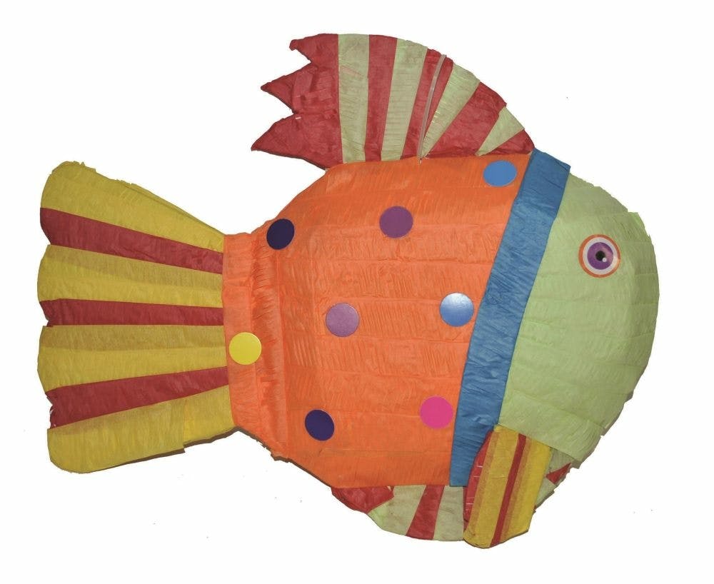 Pinata Fish 60 Cm, Cardboard